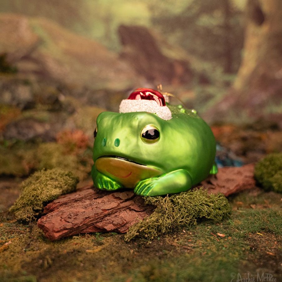 Gift, Party & Holiday Archie McPhee | Grumpy Frog Ornament