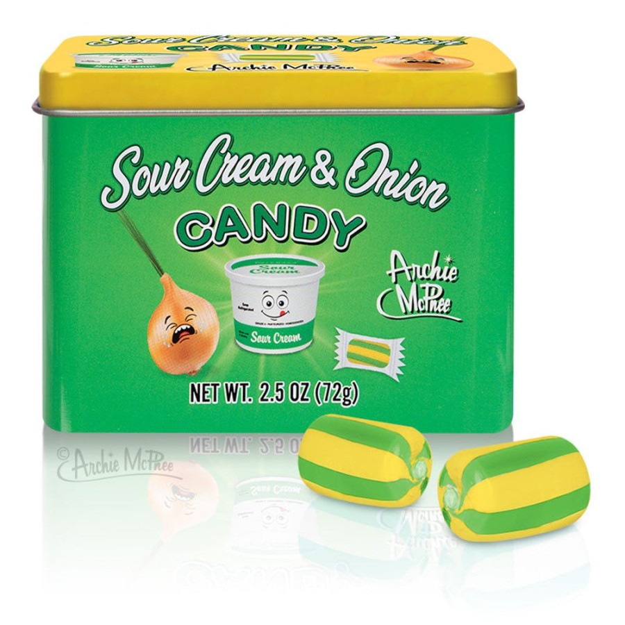 Candy Archie McPhee | Sour Cream & Onion Candy In Tin