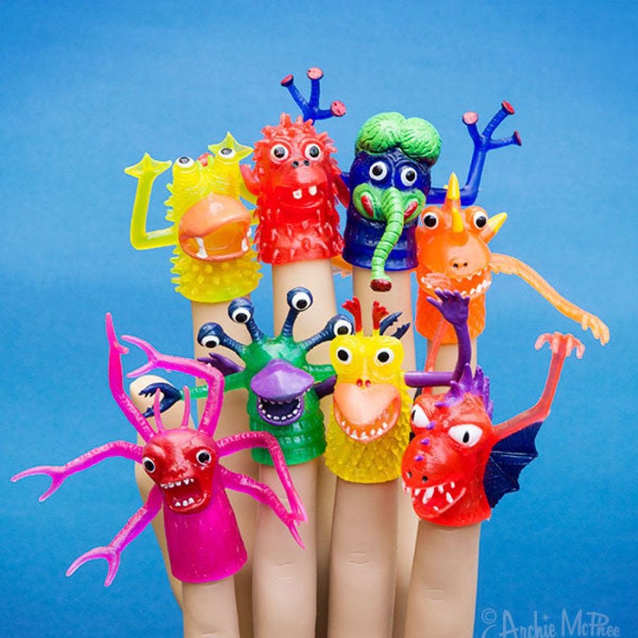 Gifts Archie McPhee | Deluxe Finger Monsters