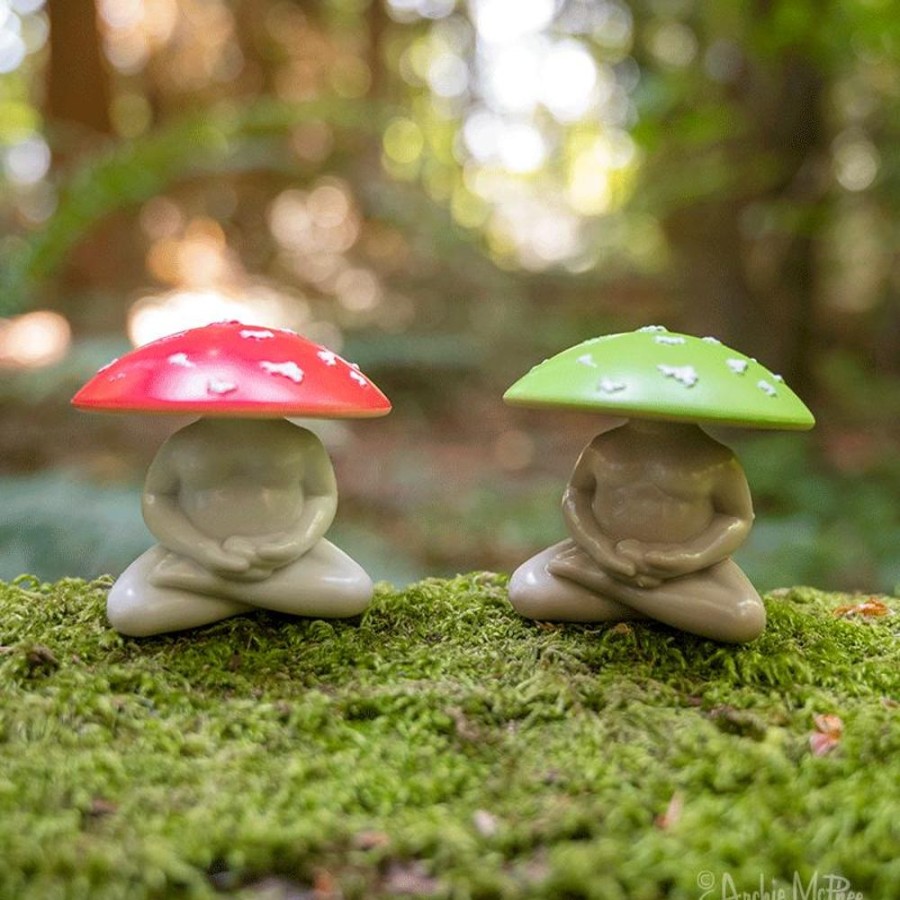 For The Home Archie McPhee | Meditating Mushrooms