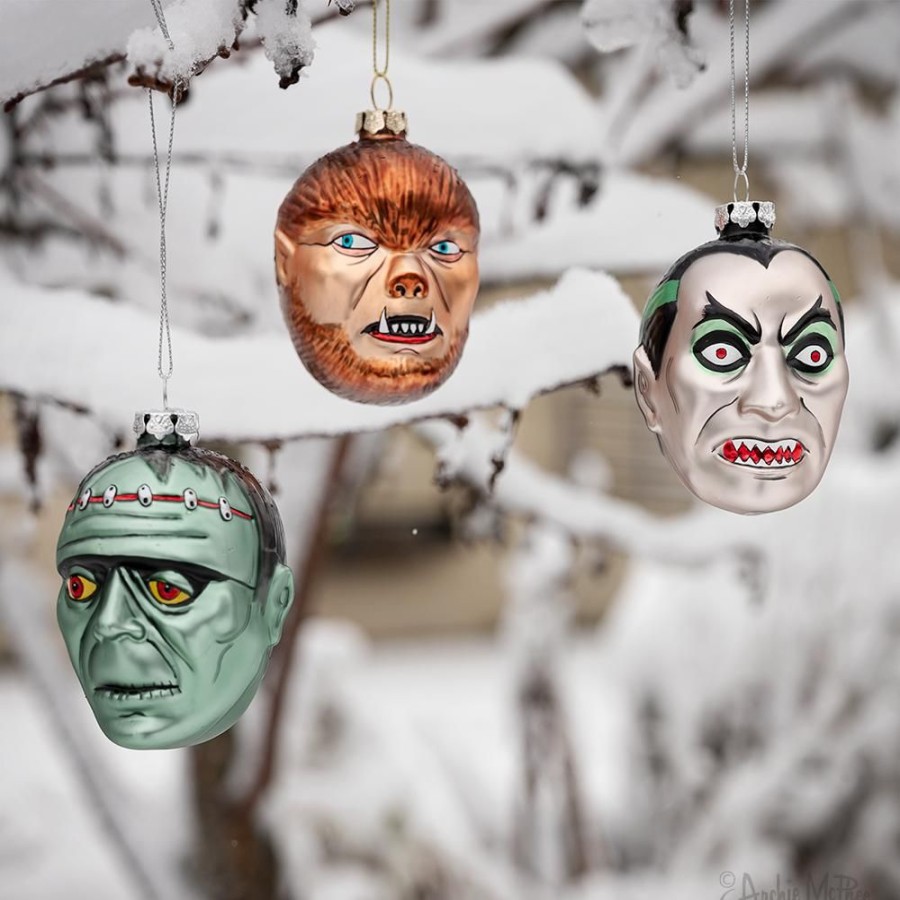 Gifts Archie McPhee | Monster Ornament Set