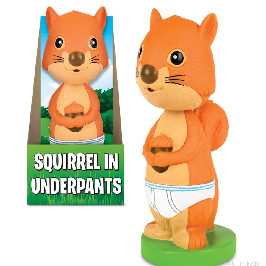 School & Office Archie McPhee | Squirrel In Underpants Nodder