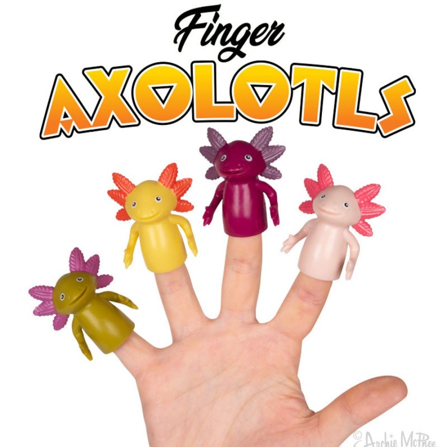 Bulk Archie McPhee | Finger Axolotls Bulk Box