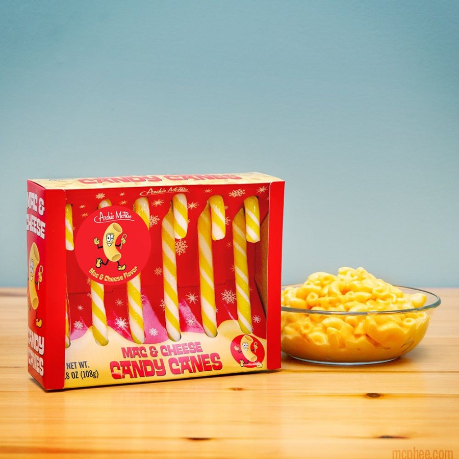 Gift, Party & Holiday Archie McPhee | Mac & Cheese Candy Canes