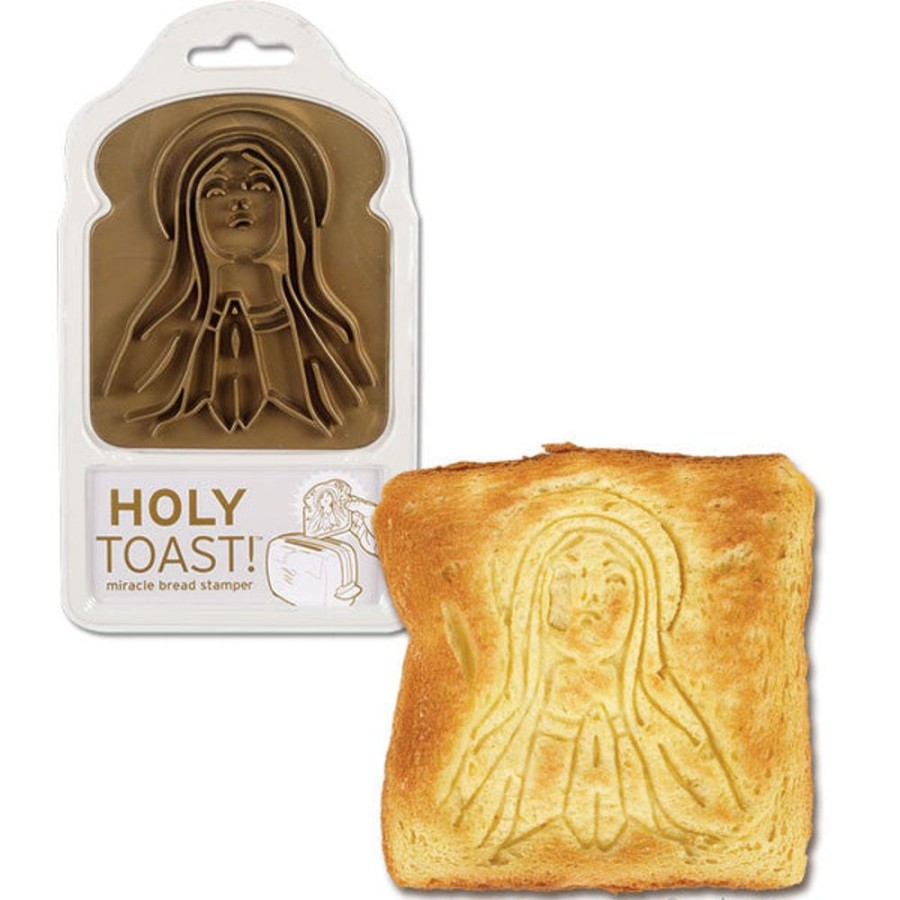 For The Home Archie McPhee | Holy Toast Toast Stamper