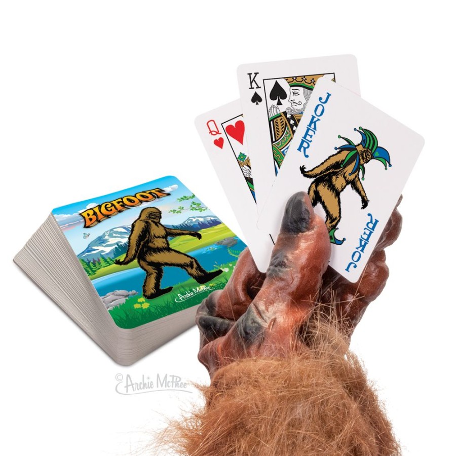 Gift, Party & Holiday Archie McPhee | Bigfoot Playing Cards