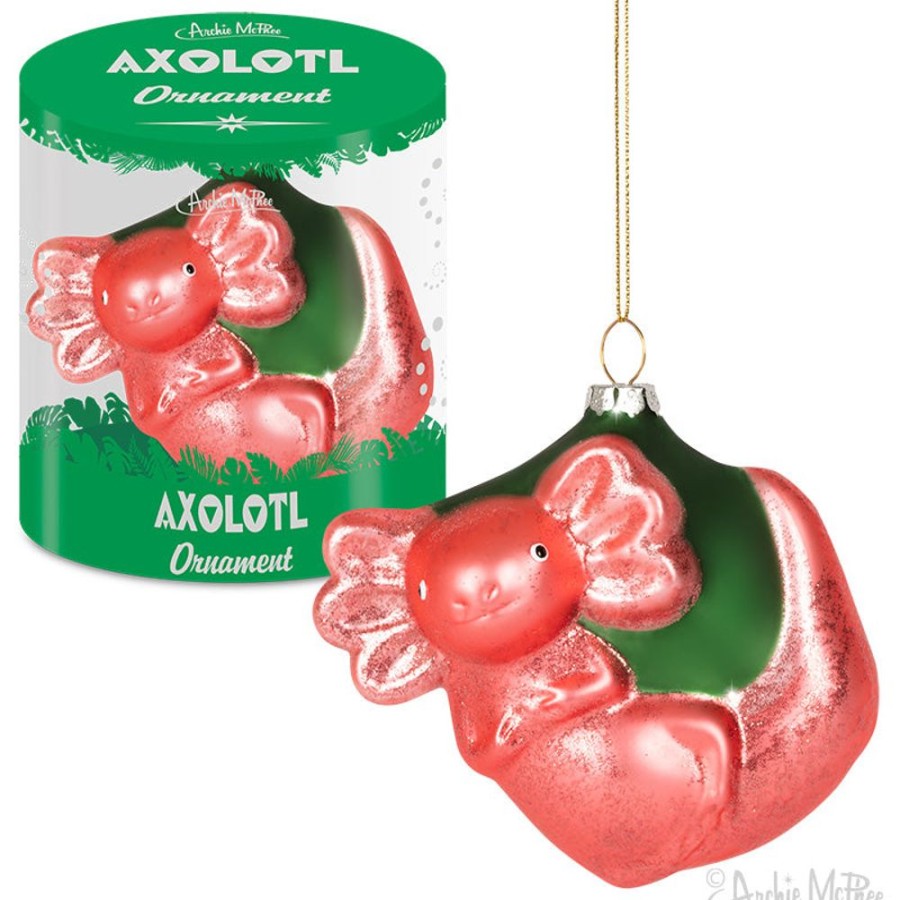 Gifts Archie McPhee | Axolotl Ornament