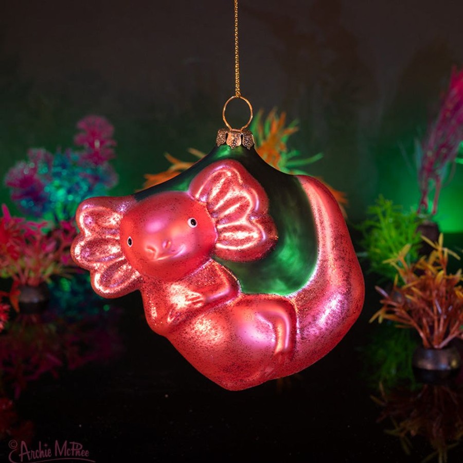 Gifts Archie McPhee | Axolotl Ornament