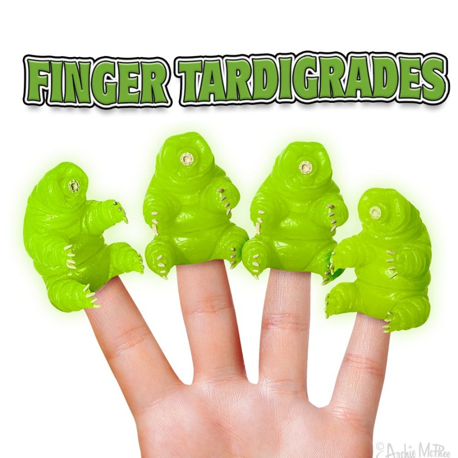 School & Office Archie McPhee | Glow-In-The-Dark Finger Tardigrades Bulk Box