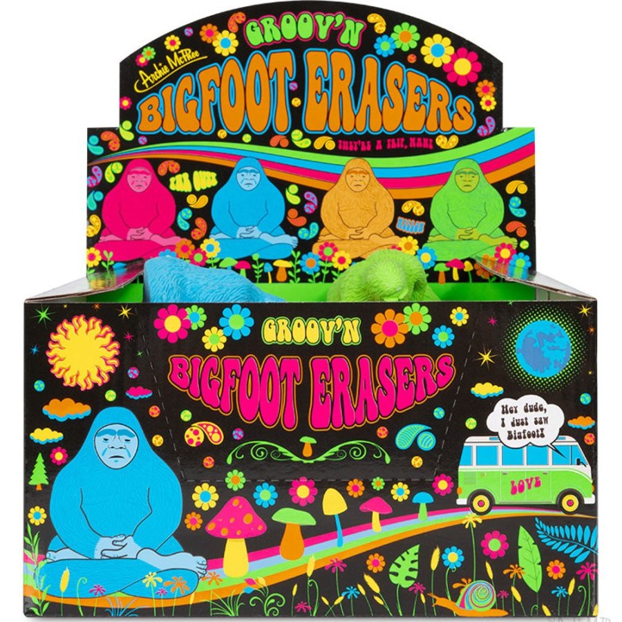 Bulk Archie McPhee | Groov'N Bigfoot Erasers Bulk Box