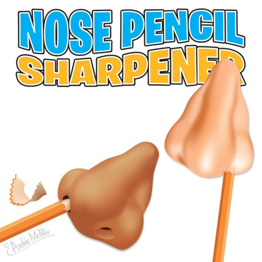 Bulk Archie McPhee | Nose Pencil Sharpener