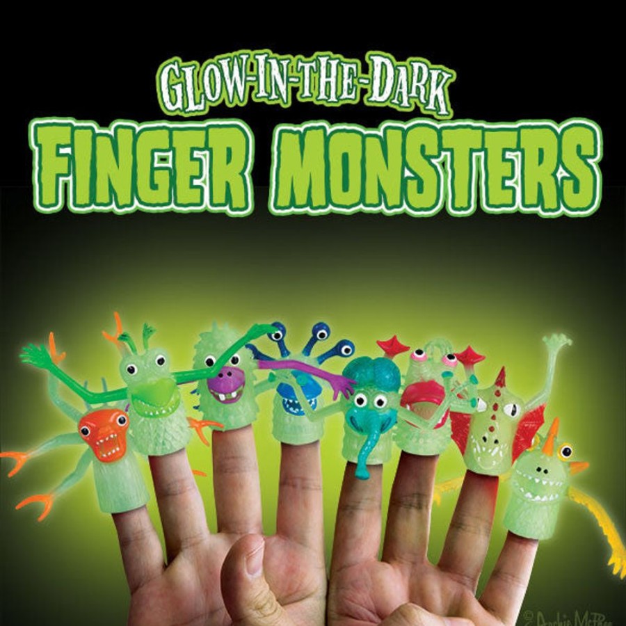 Gift, Party & Holiday Archie McPhee | Glow-In-The-Dark Finger Monsters