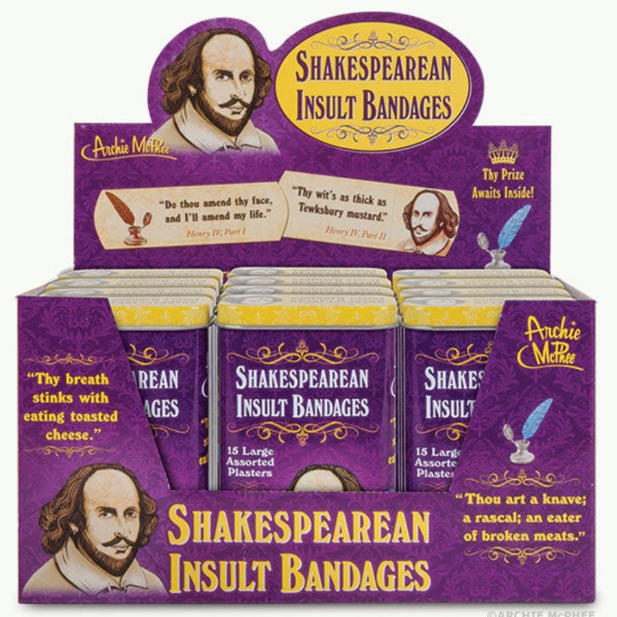 For You Archie McPhee | Shakespearean Insult Bandages