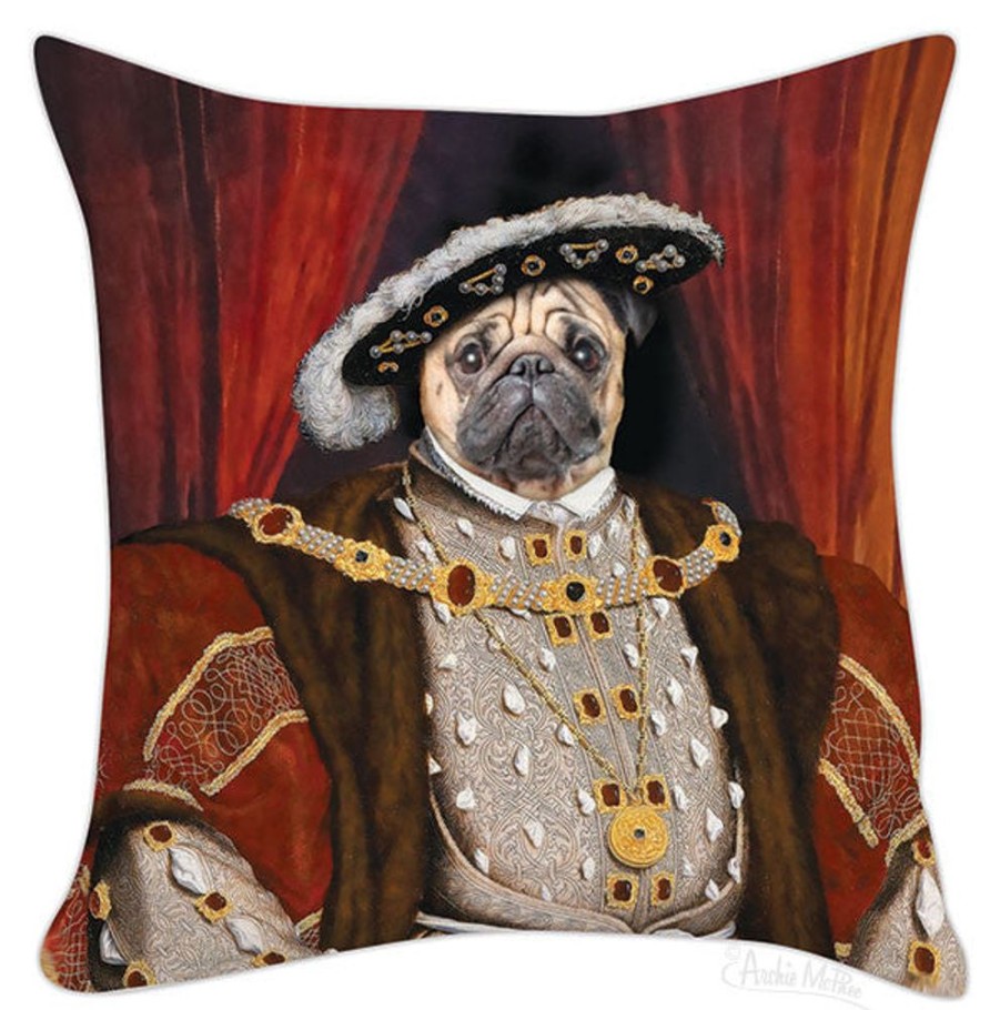 Gift, Party & Holiday Archie McPhee | Henry The Pug Pillow Cover