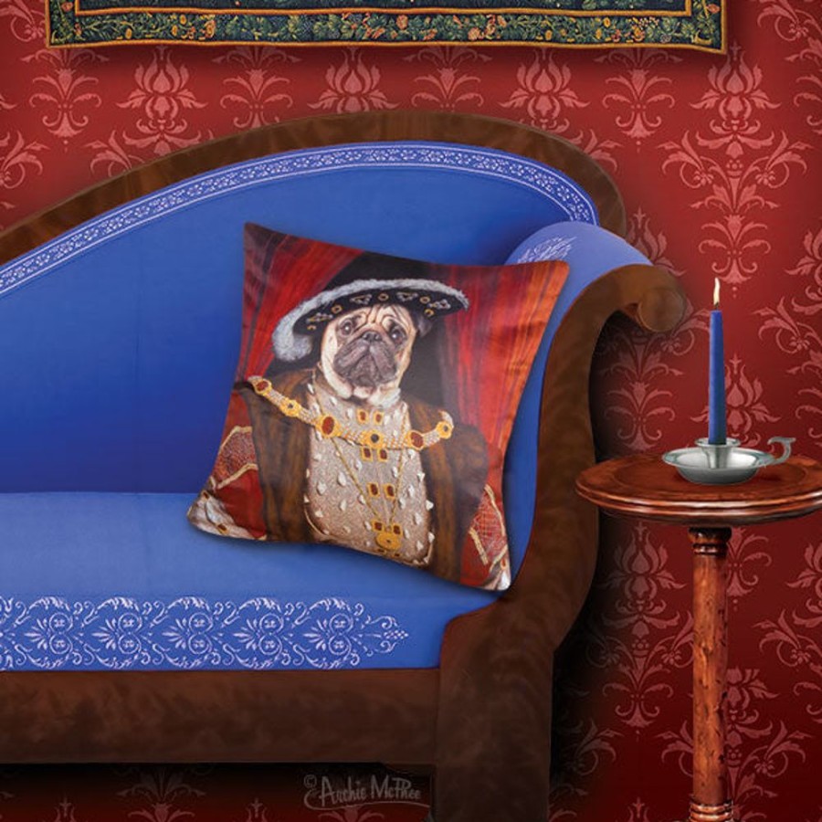 Gift, Party & Holiday Archie McPhee | Henry The Pug Pillow Cover