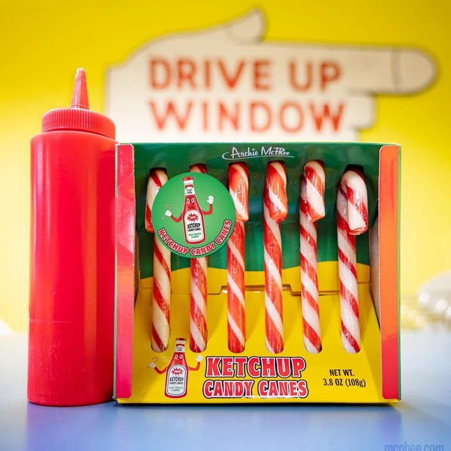 Candy Archie McPhee | Ketchup Candy Canes