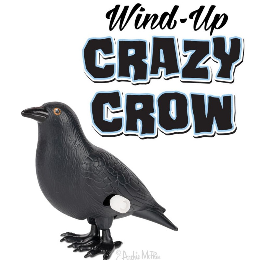 Fun Archie McPhee | Wind-Up Crazy Crow