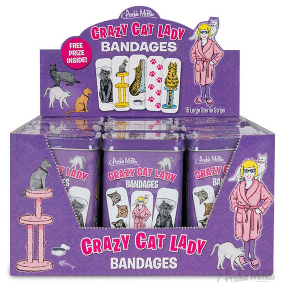 For You Archie McPhee | Crazy Cat Lady® Bandages