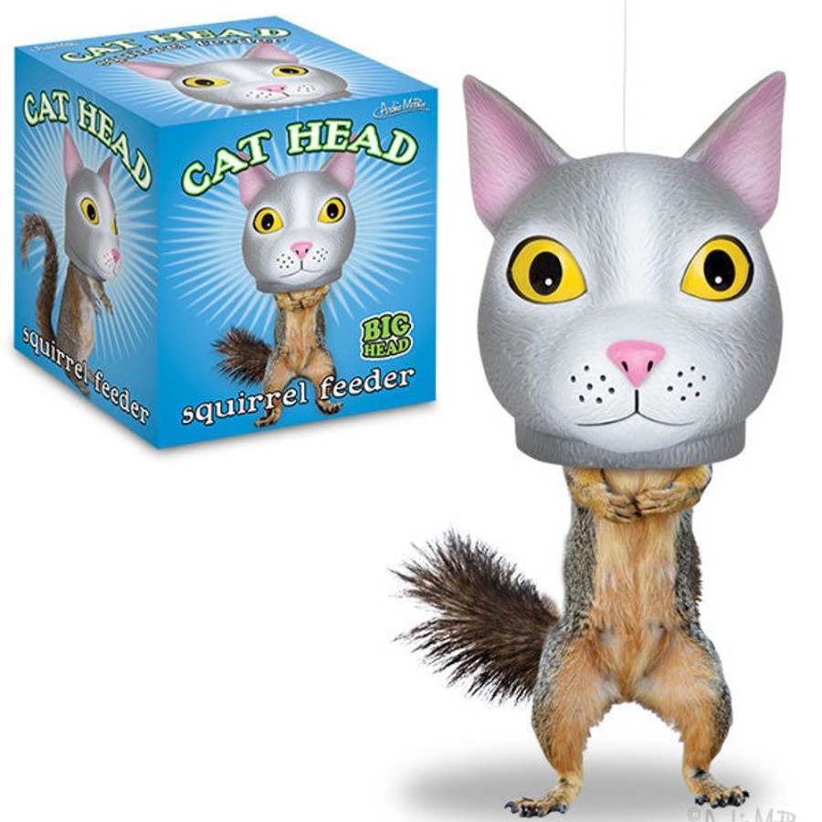 Gifts Archie McPhee | Cat Head Squirrel Feeder