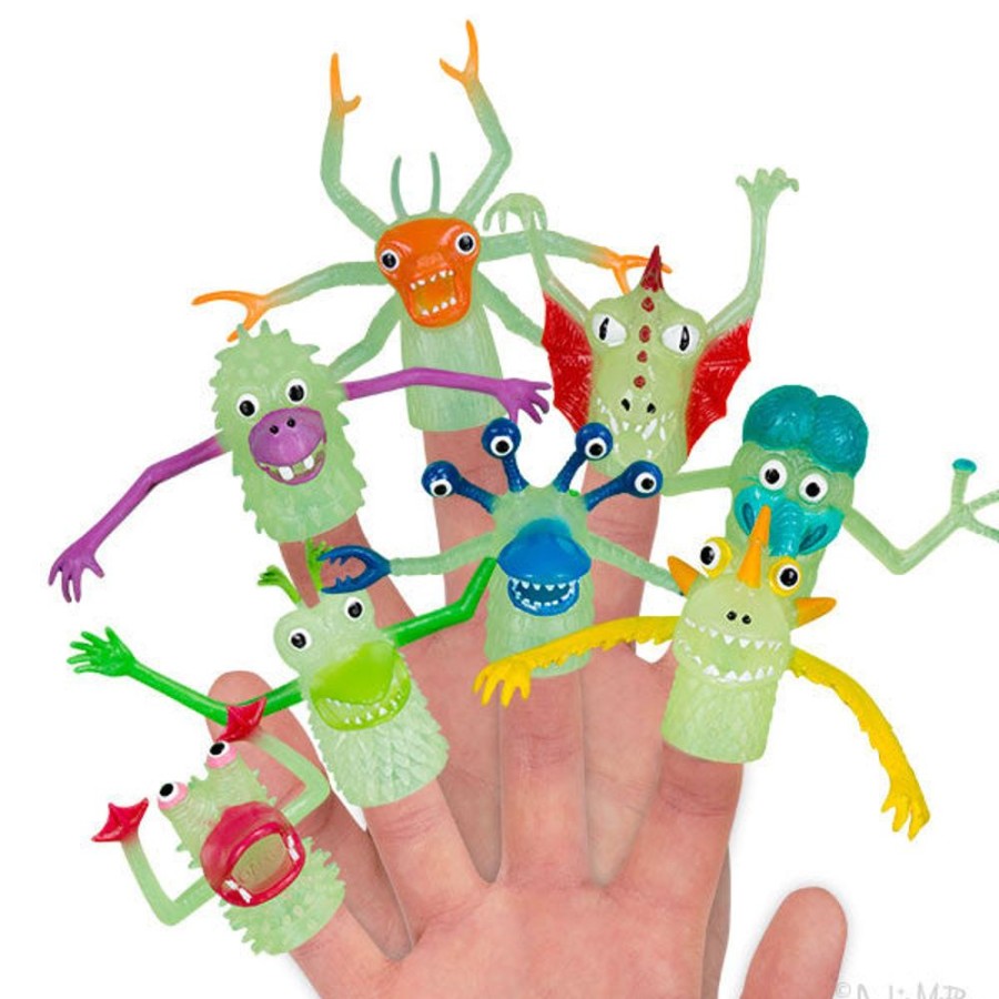 Fun Archie McPhee | Glow-In-The-Dark Finger Monsters