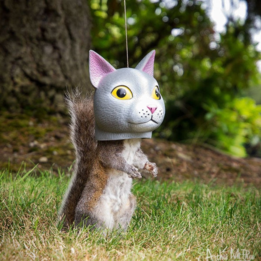 Gifts Archie McPhee | Cat Head Squirrel Feeder