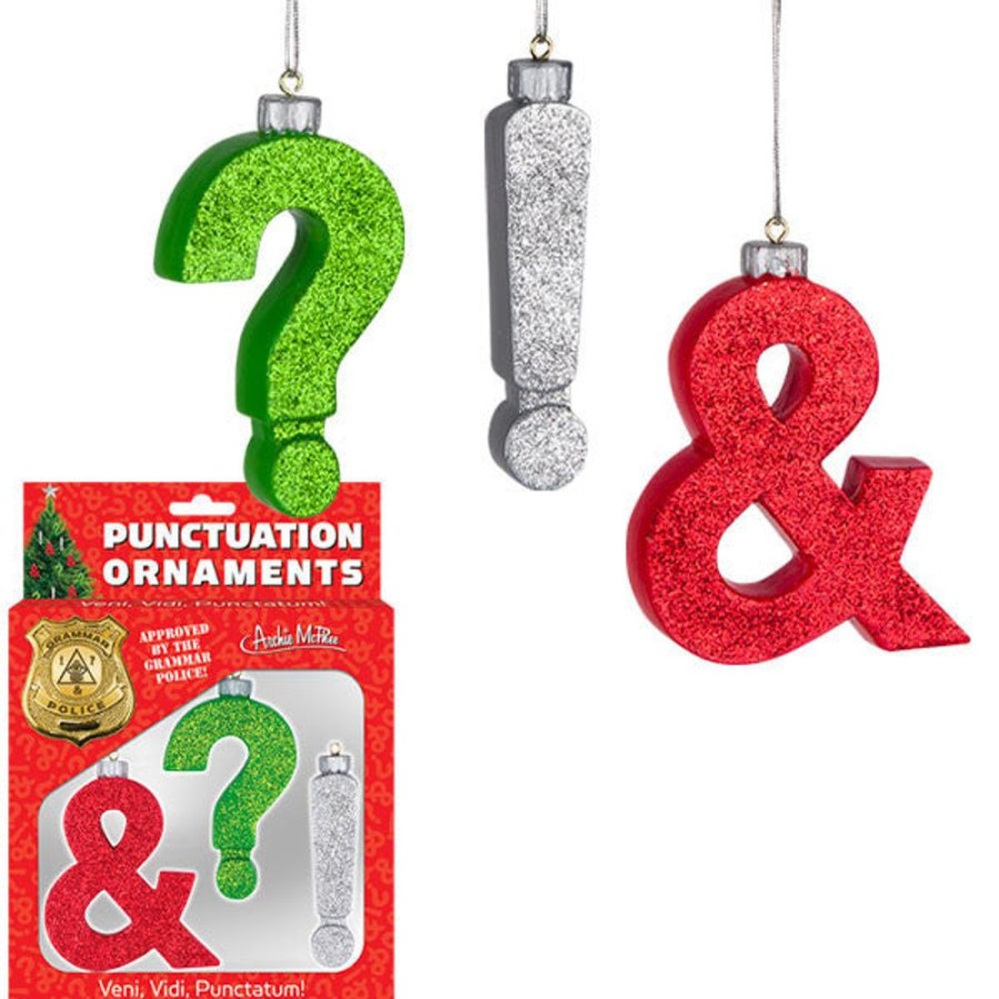 Gifts Archie McPhee | Punctuation Ornaments