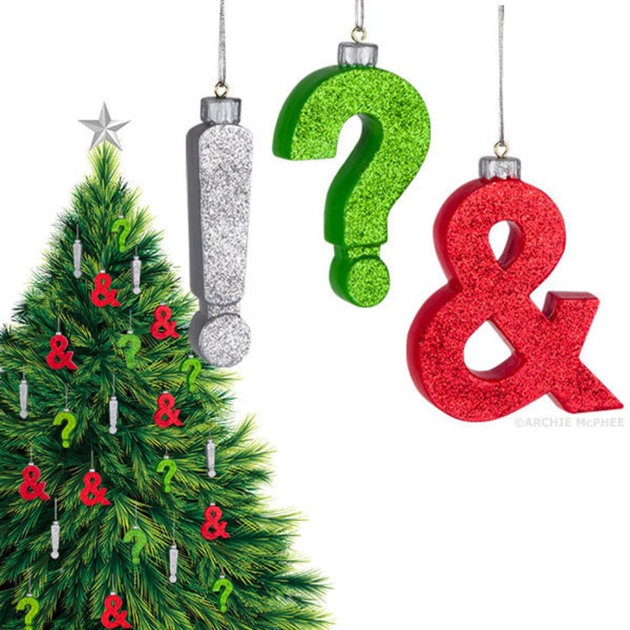 Gifts Archie McPhee | Punctuation Ornaments