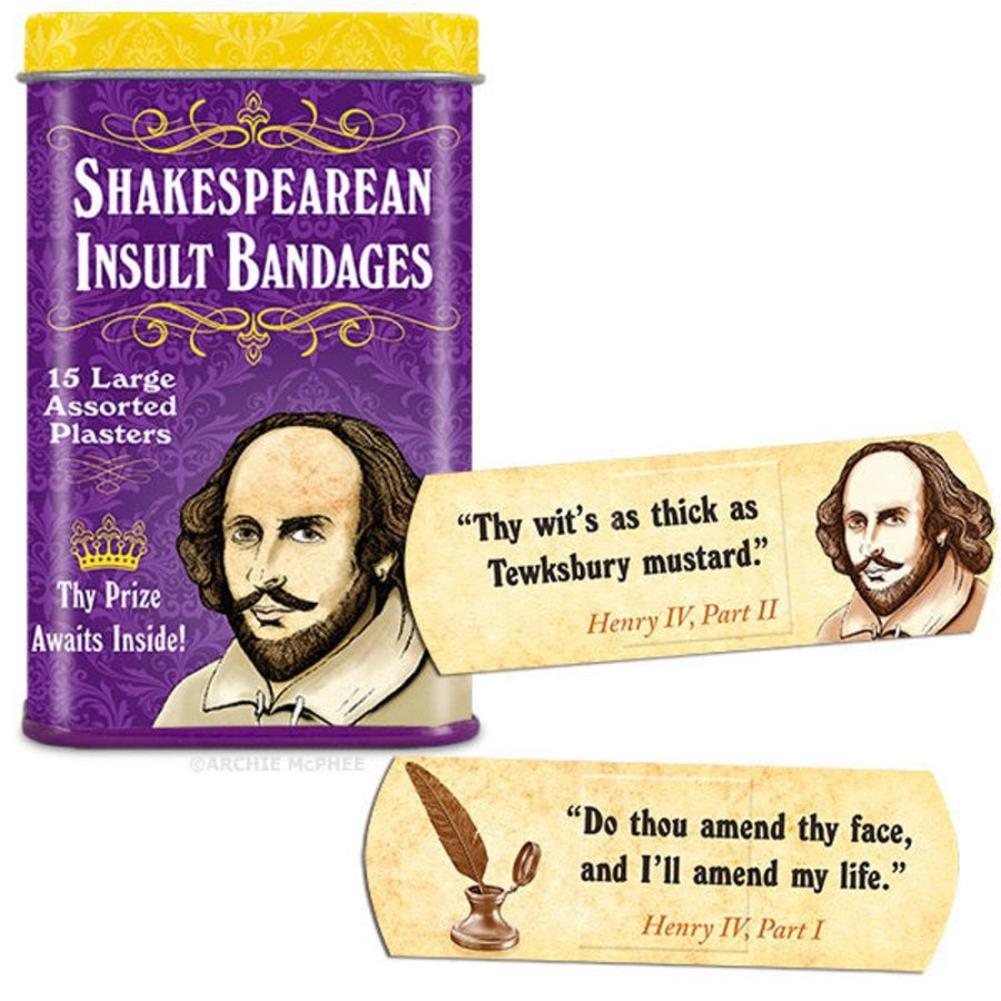 For You Archie McPhee | Shakespearean Insult Bandages