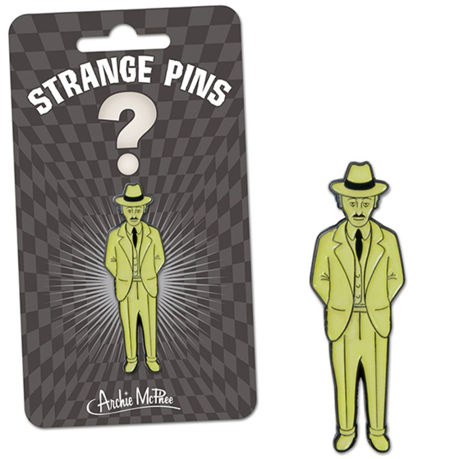 Gifts Archie McPhee | Senor Misterioso Enamel Pin