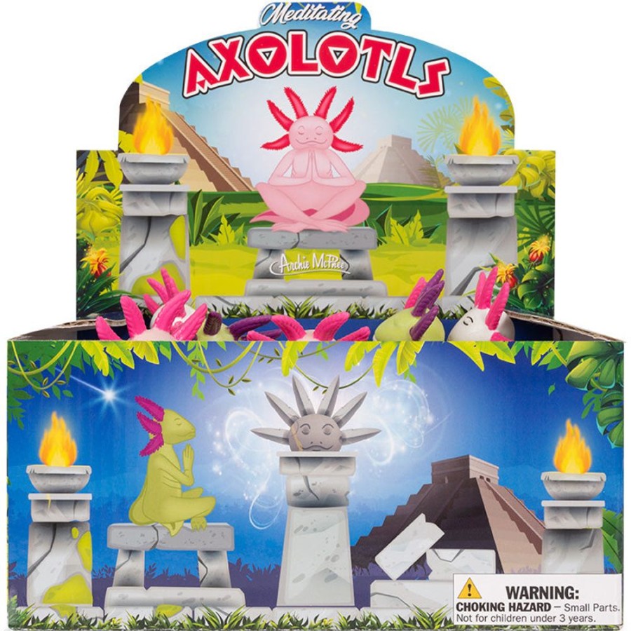 School & Office Archie McPhee | Meditating Axolotls Bulk Box