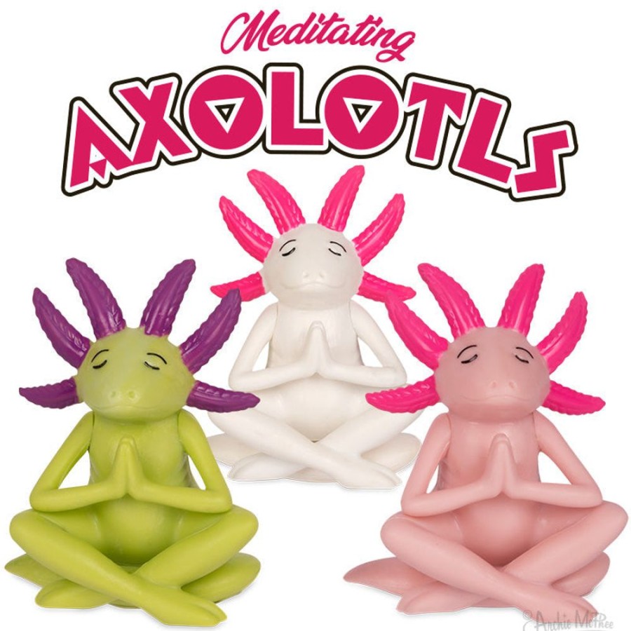 School & Office Archie McPhee | Meditating Axolotls Bulk Box