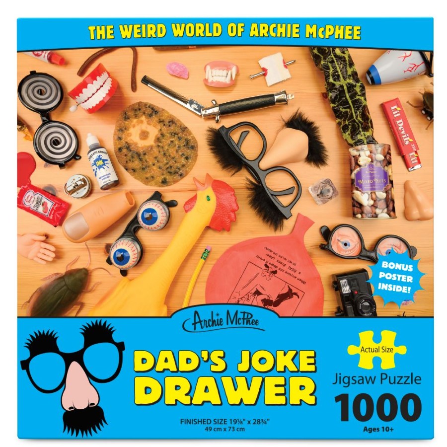 Gifts Archie McPhee | Dad'S Joke Drawer Puzzle