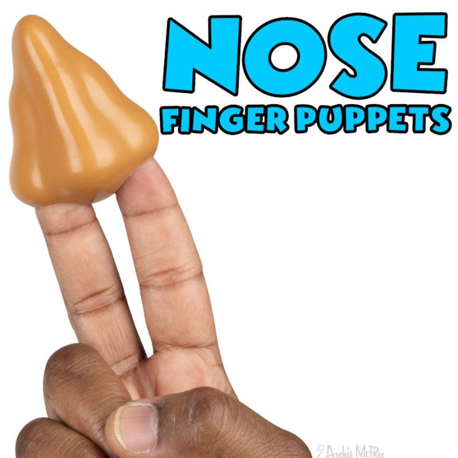 School & Office Archie McPhee | Nose Finger Puppet