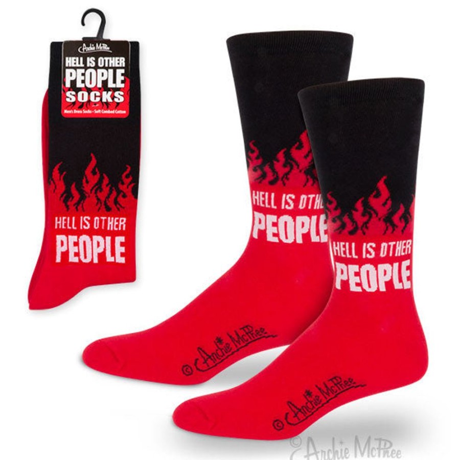 For You Archie McPhee | Hell Is Other People Socks