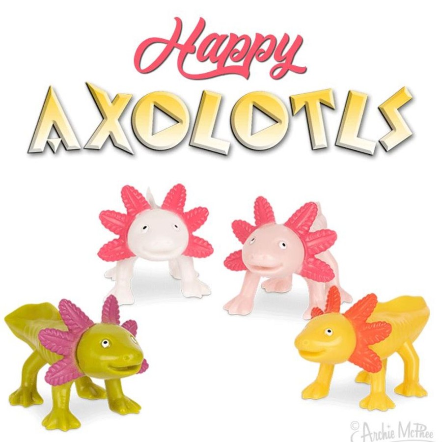 School & Office Archie McPhee | Happy Axolotls Bulk Box