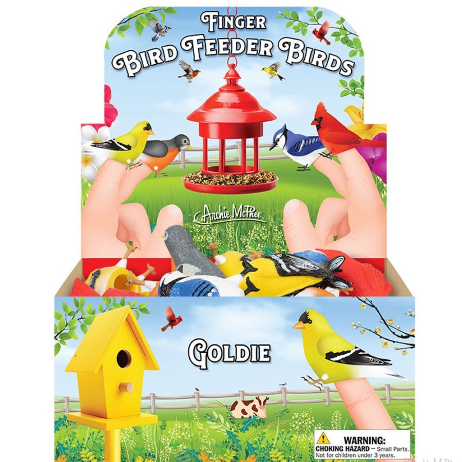 Fun Archie McPhee | Finger Bird Feeder Birds Bulk Box