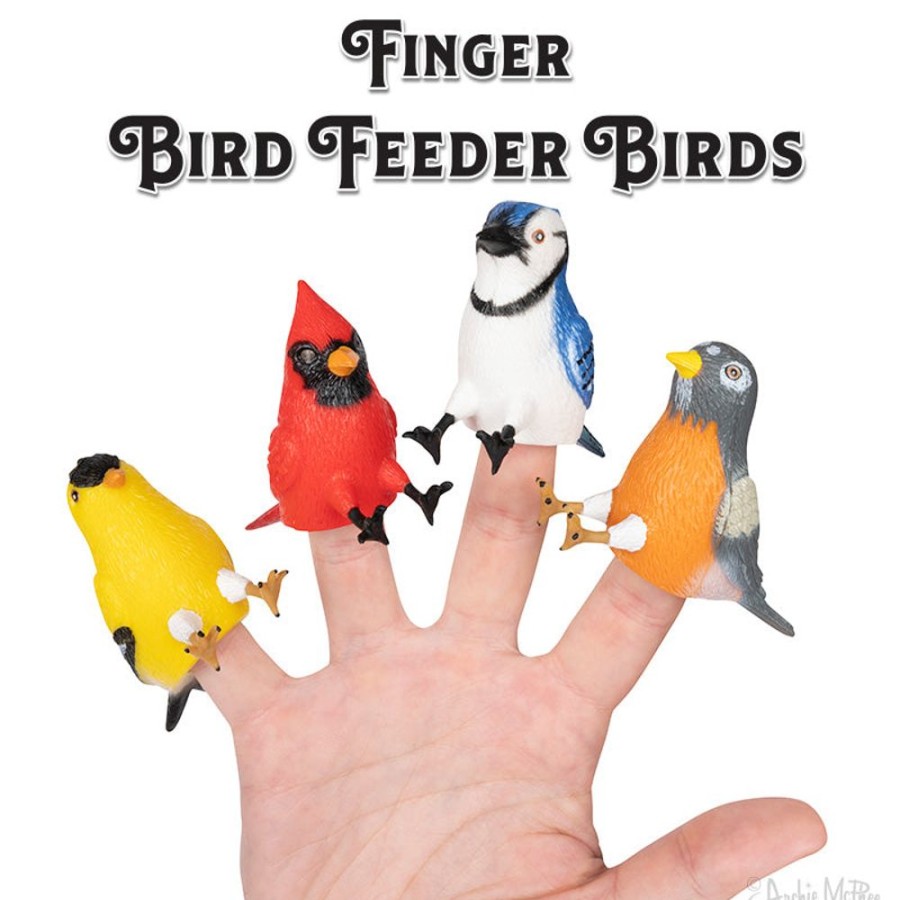 Fun Archie McPhee | Finger Bird Feeder Birds Bulk Box