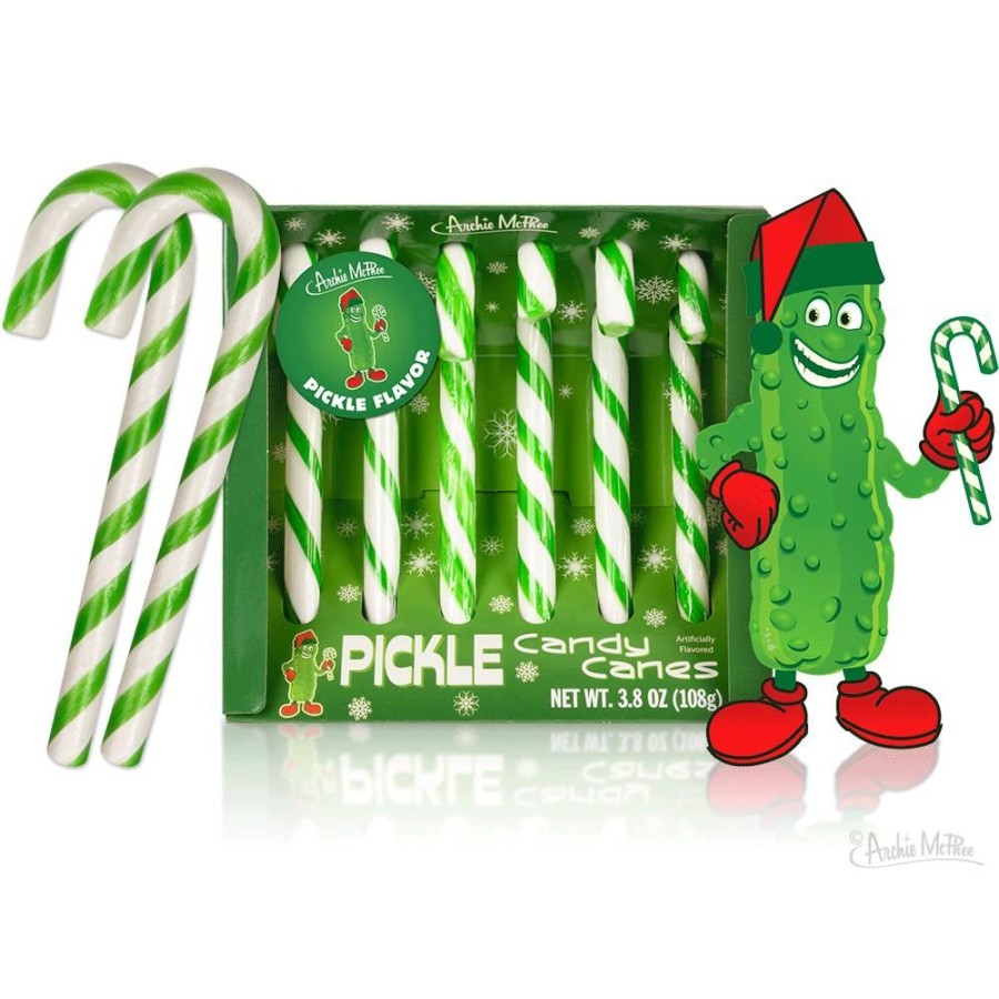 Candy Archie McPhee | Pickle Candy Canes