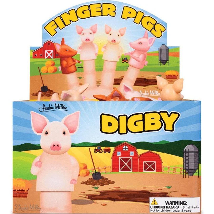 Fun Archie McPhee | Finger Pigs Bulk Box