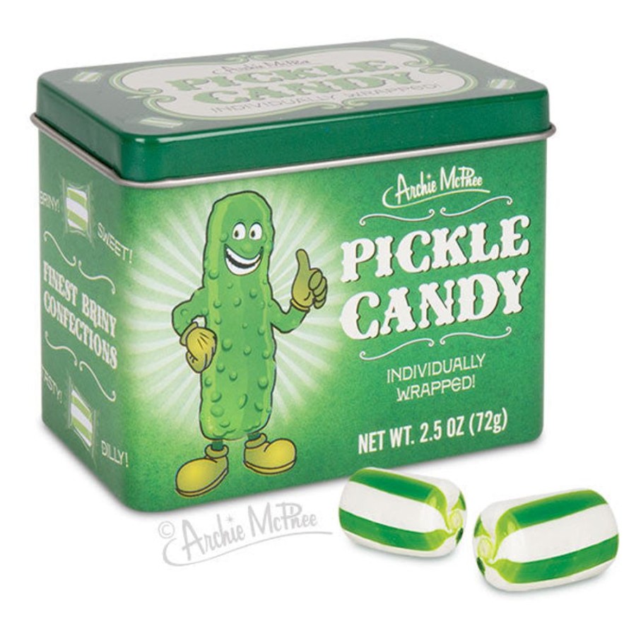 Gifts Archie McPhee | Pickle Candy In Tin