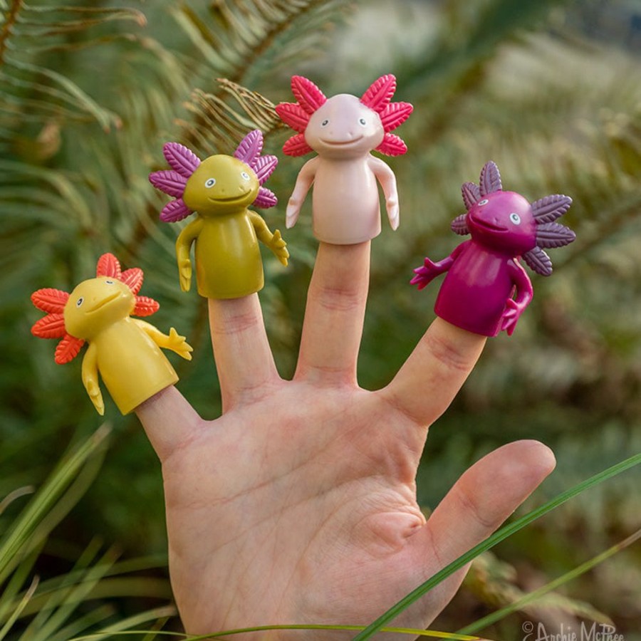 Fun Archie McPhee | Finger Axolotls