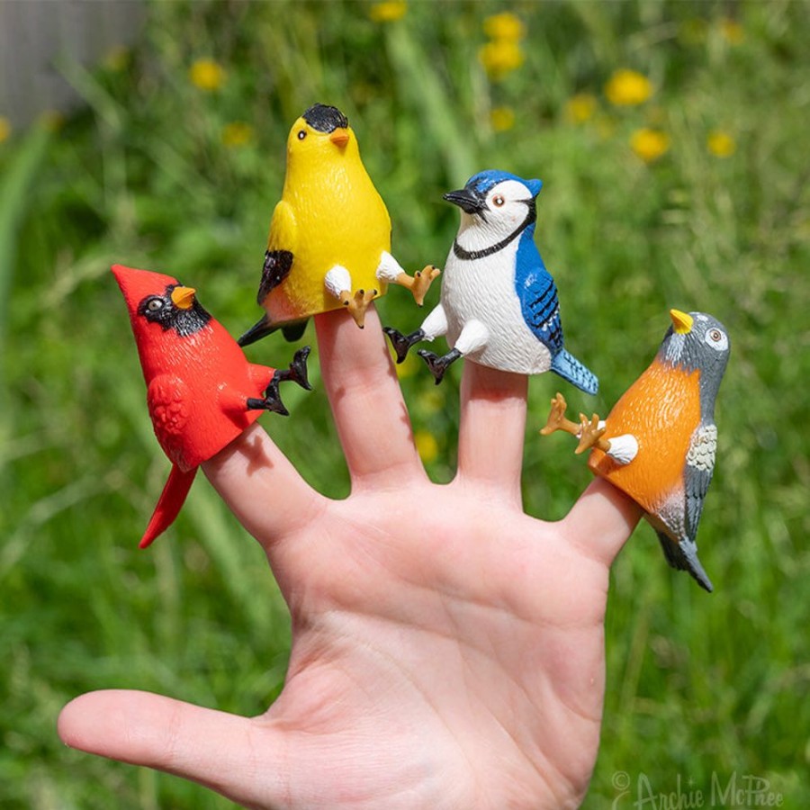 Gifts Archie McPhee | Finger Bird Feeder Birds