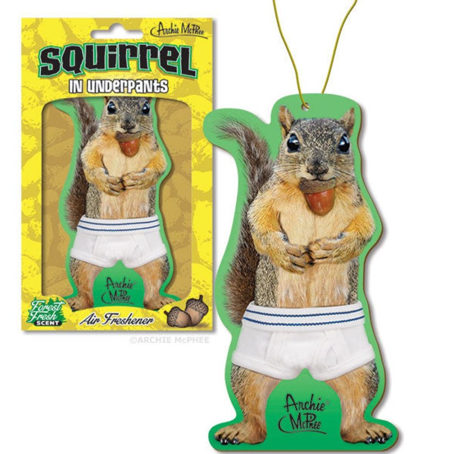 Gifts Archie McPhee | Squirrel In Underpants Air Freshener