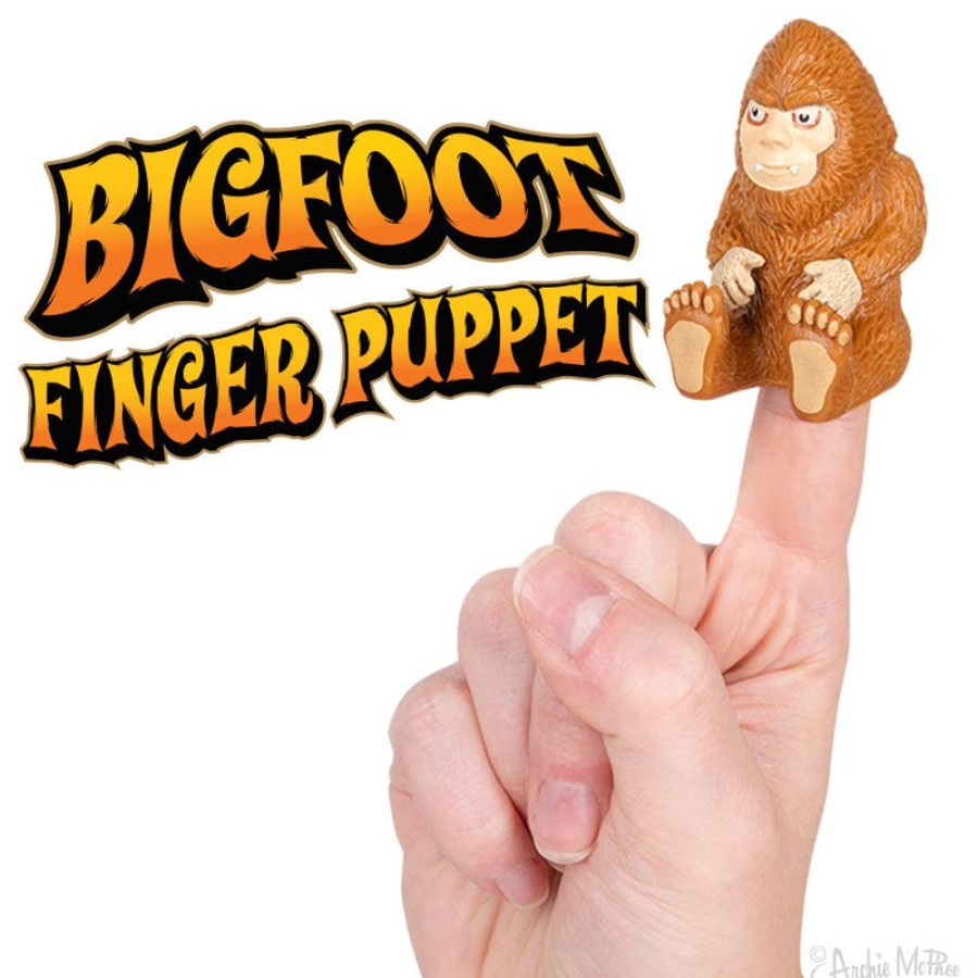 Gifts Archie McPhee | Bigfoot Finger Puppet