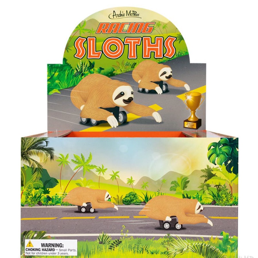 Gifts Archie McPhee | Racing Sloths Bulk Box