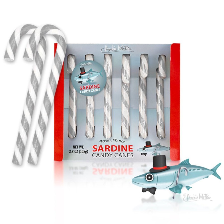 Gift, Party & Holiday Archie McPhee | Sardine Candy Canes