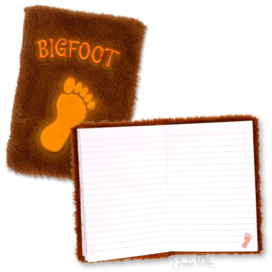 Gift, Party & Holiday Archie McPhee | Fuzzy Bigfoot Notebook