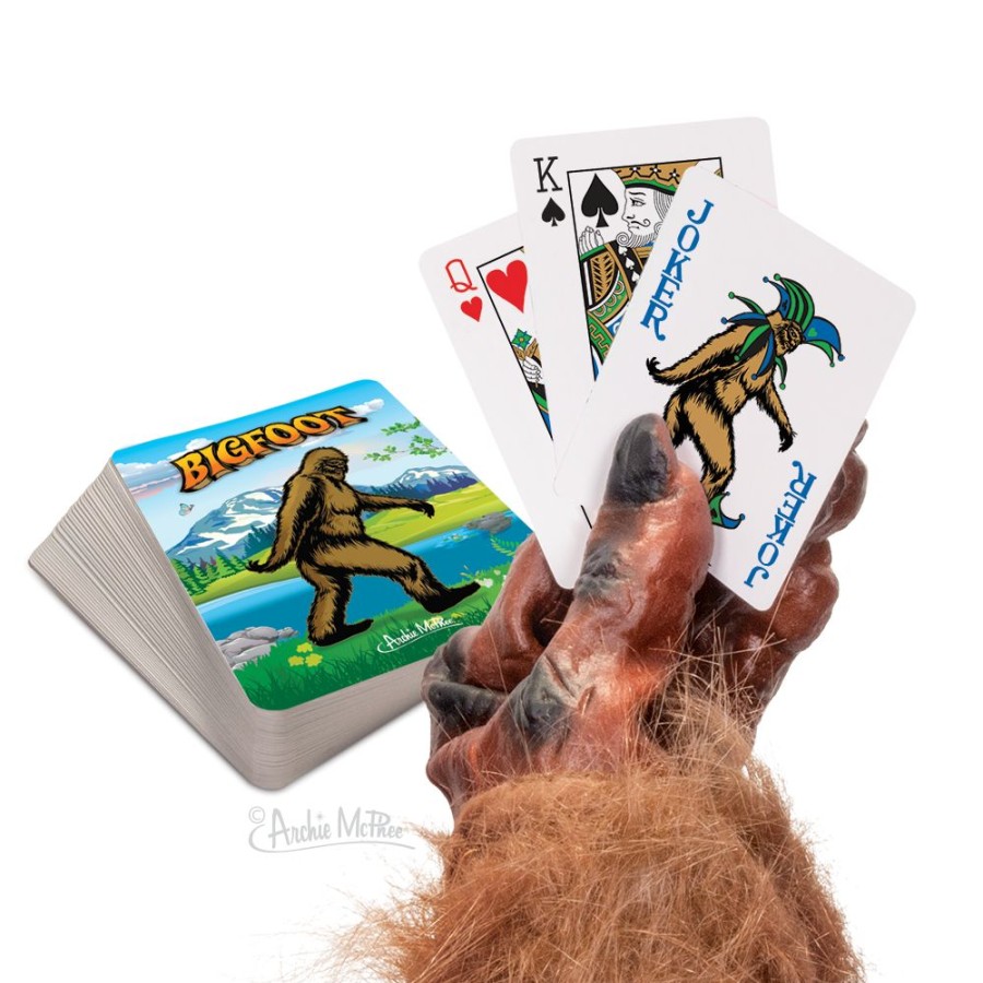 Gifts Archie McPhee | Bigfoot Playing Cards