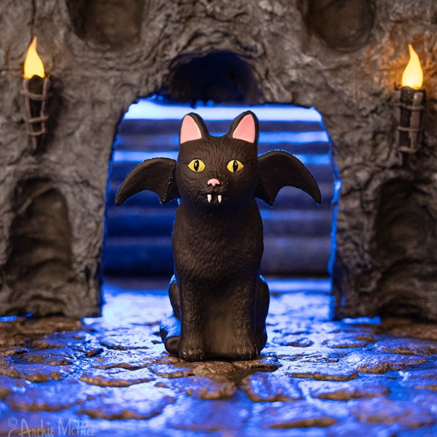 Gifts Archie McPhee | Goth Cat Ornament