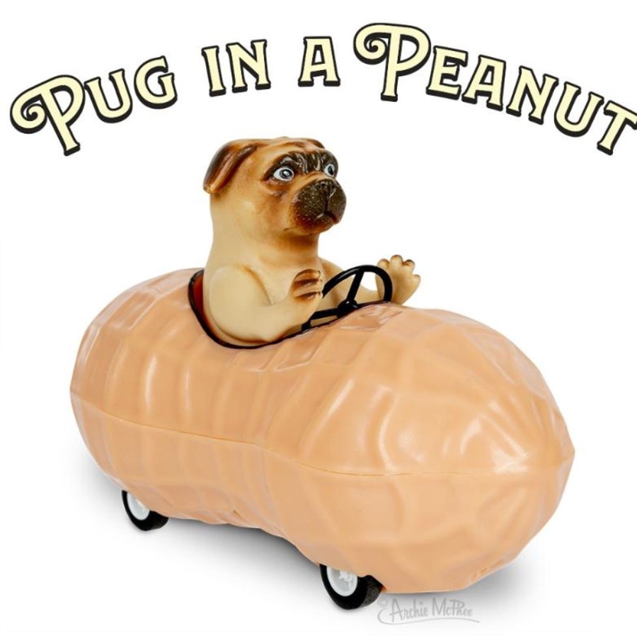 Gifts Archie McPhee | Pug In A Peanut